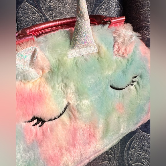 Kids Weekender tote, pink metallic Unicorn - Picture 2 of 14